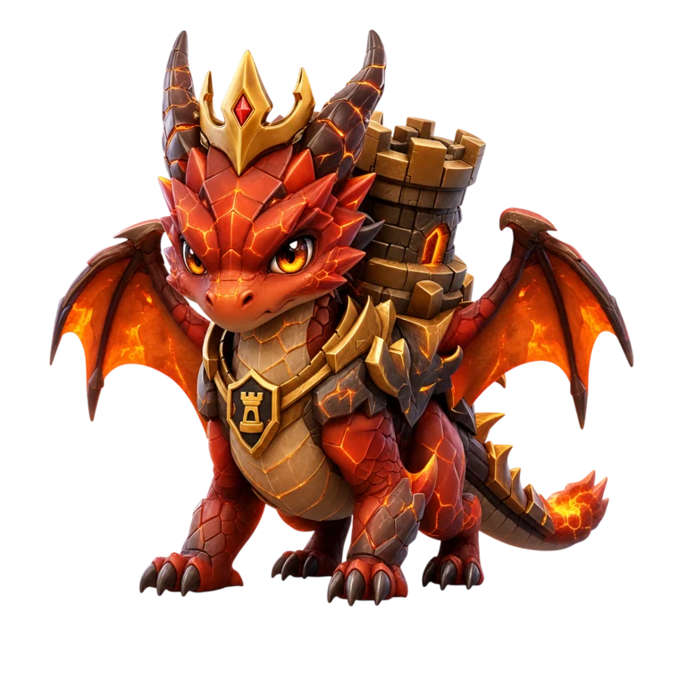 A fire-affinity dragon creature